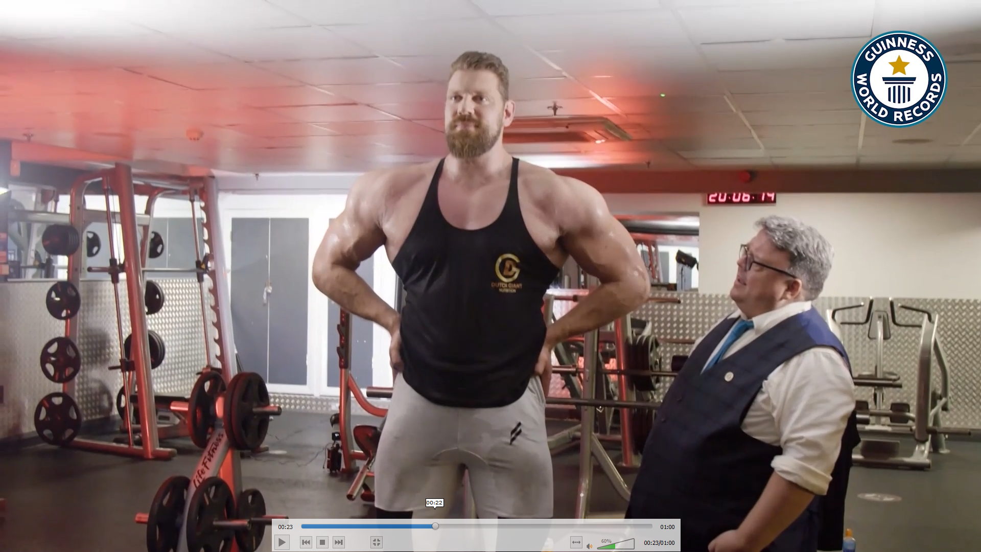 'Video thumbnail for Olivier Richters, The towering Dutch Giant in bodybuilding and film'