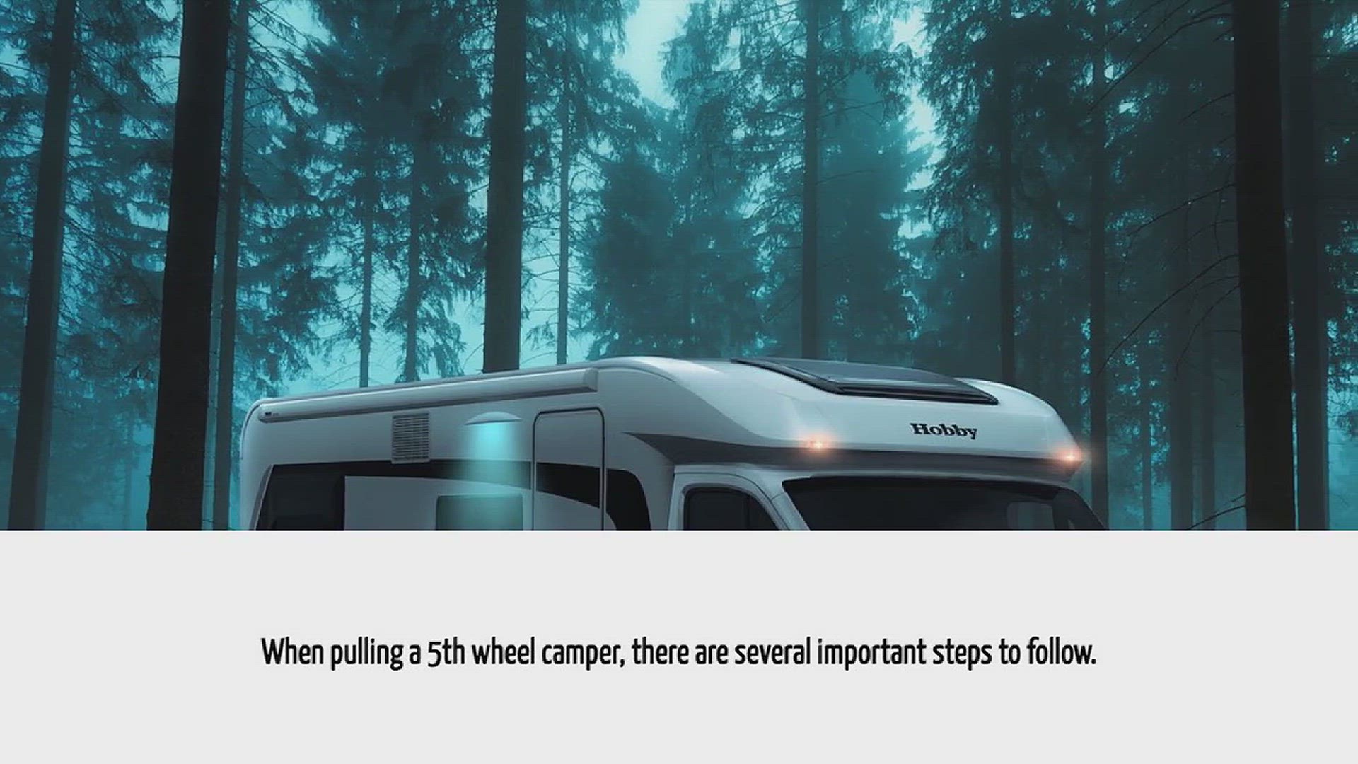 Video thumbnail for How To Pull A 5th Wheel Camper