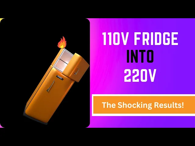 Video thumbnail for Plugging a 110V Fridge into a 220V Outlet: See the Shocking Results!