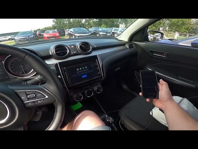 Video thumbnail for How to Use Android Auto, and Apple Car Play in Suzuki Swift VI (2017 – now) | Activate Android Auto