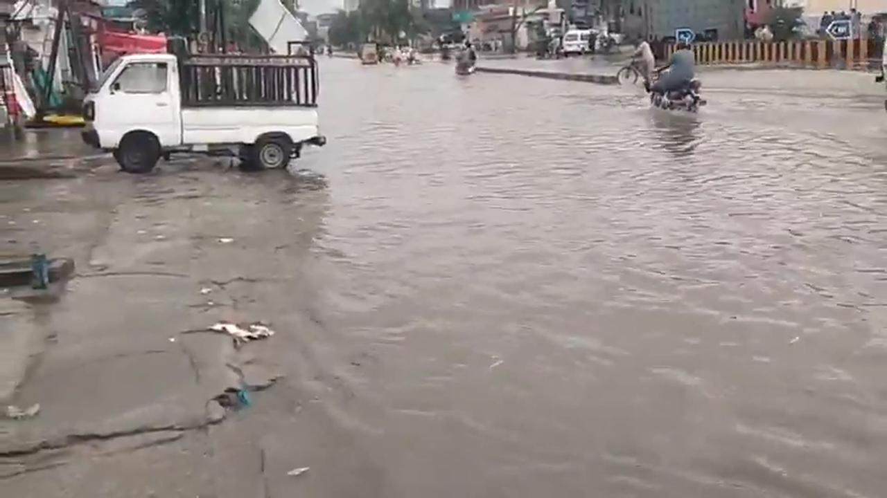 Video thumbnail for Pakistan: Torrential Rains Flood Rawalpindi, Low-Lying Areas Submerged.