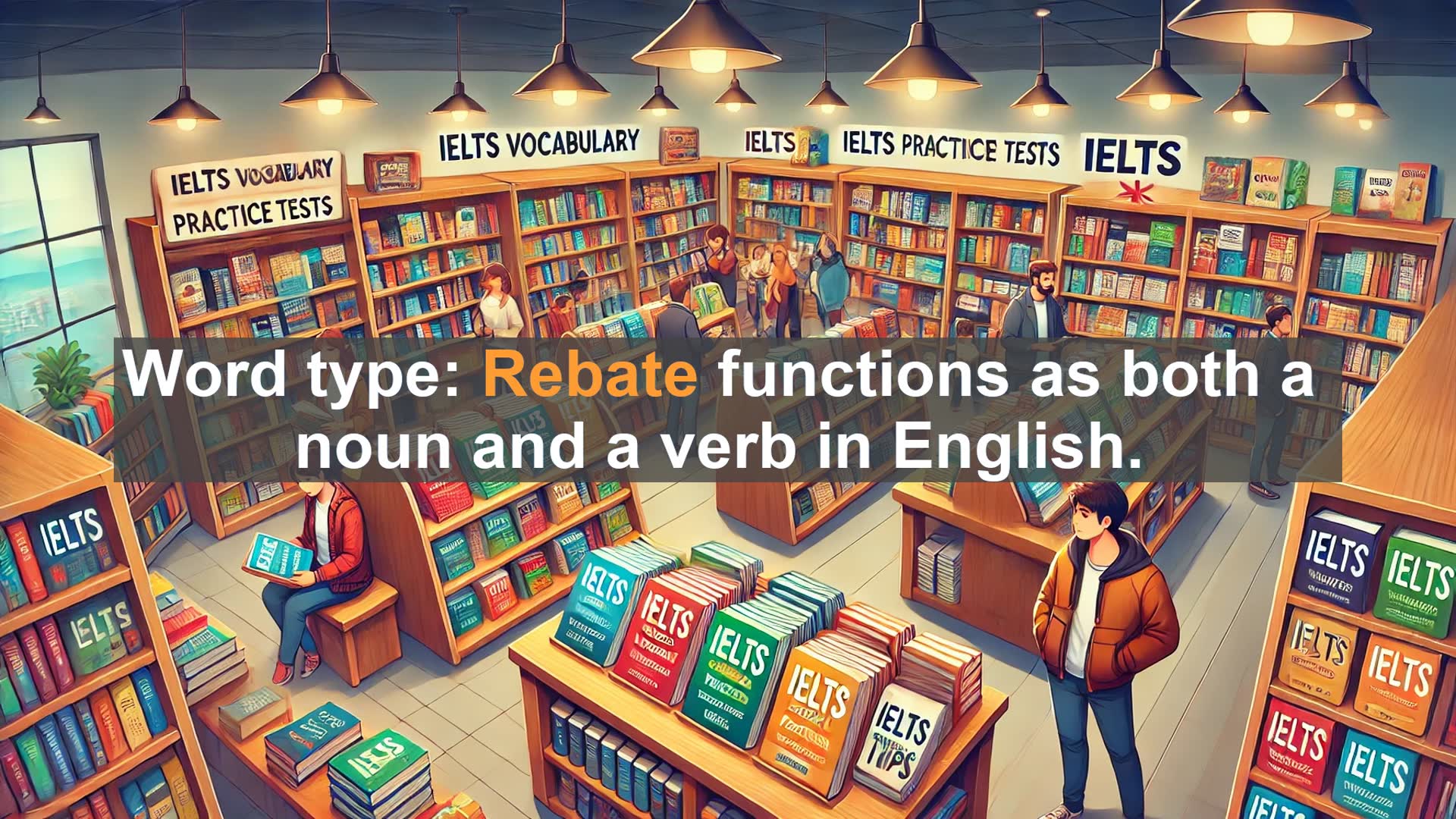'Video thumbnail for 2000 Must Know IELTS 9.0 Vocabulary - Rebate: A Key Financial Term for IELTS Success'