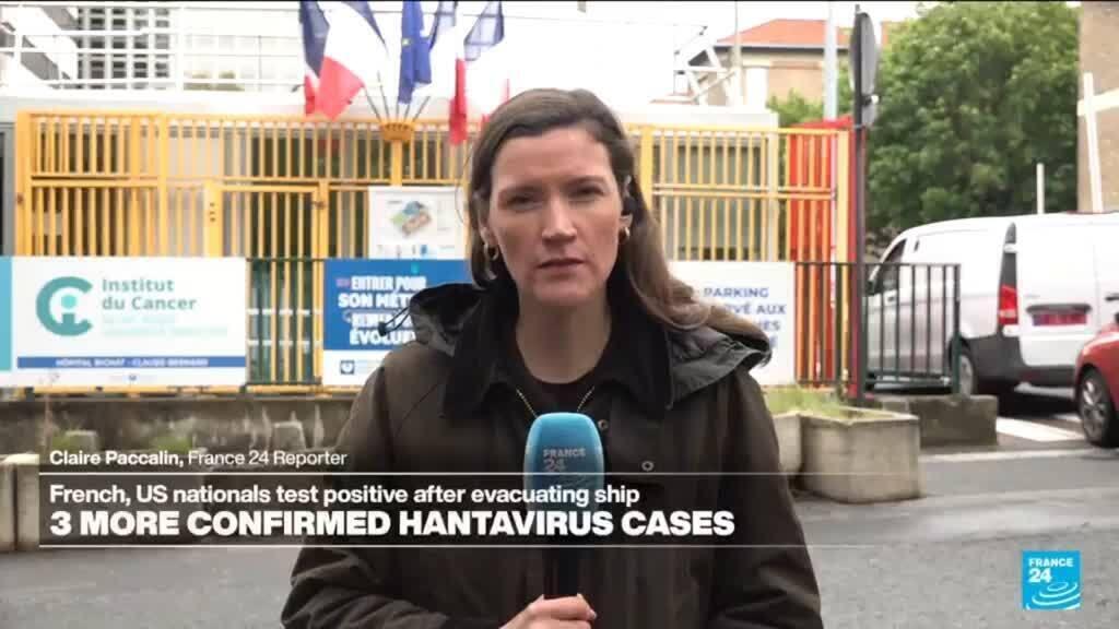 Video thumbnail for Hantavirus outbreak: US, French nationals test positive after evacuating ship