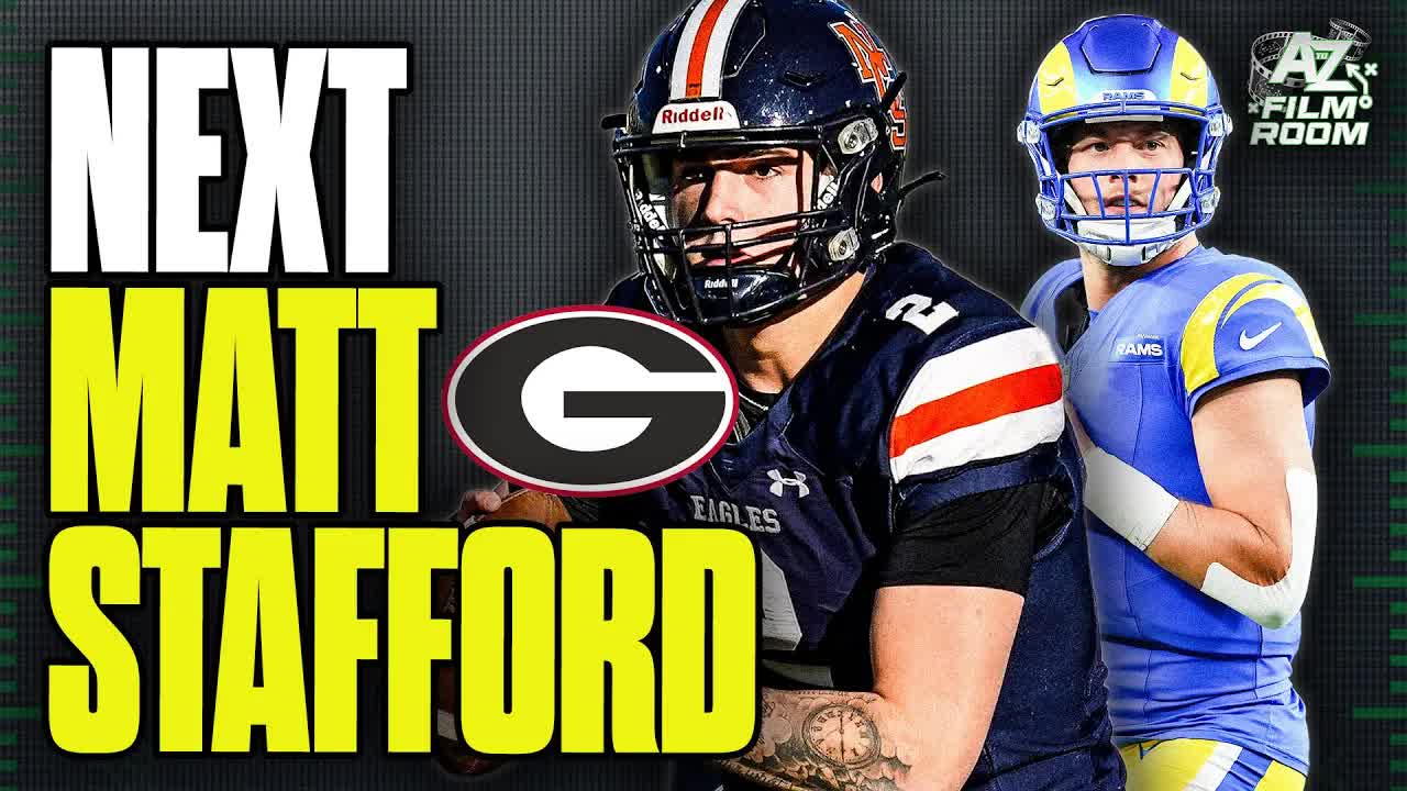 Video thumbnail for a to z sports film room: jared curtis: the next matthew stafford? | 2026 qb prospect breakdown