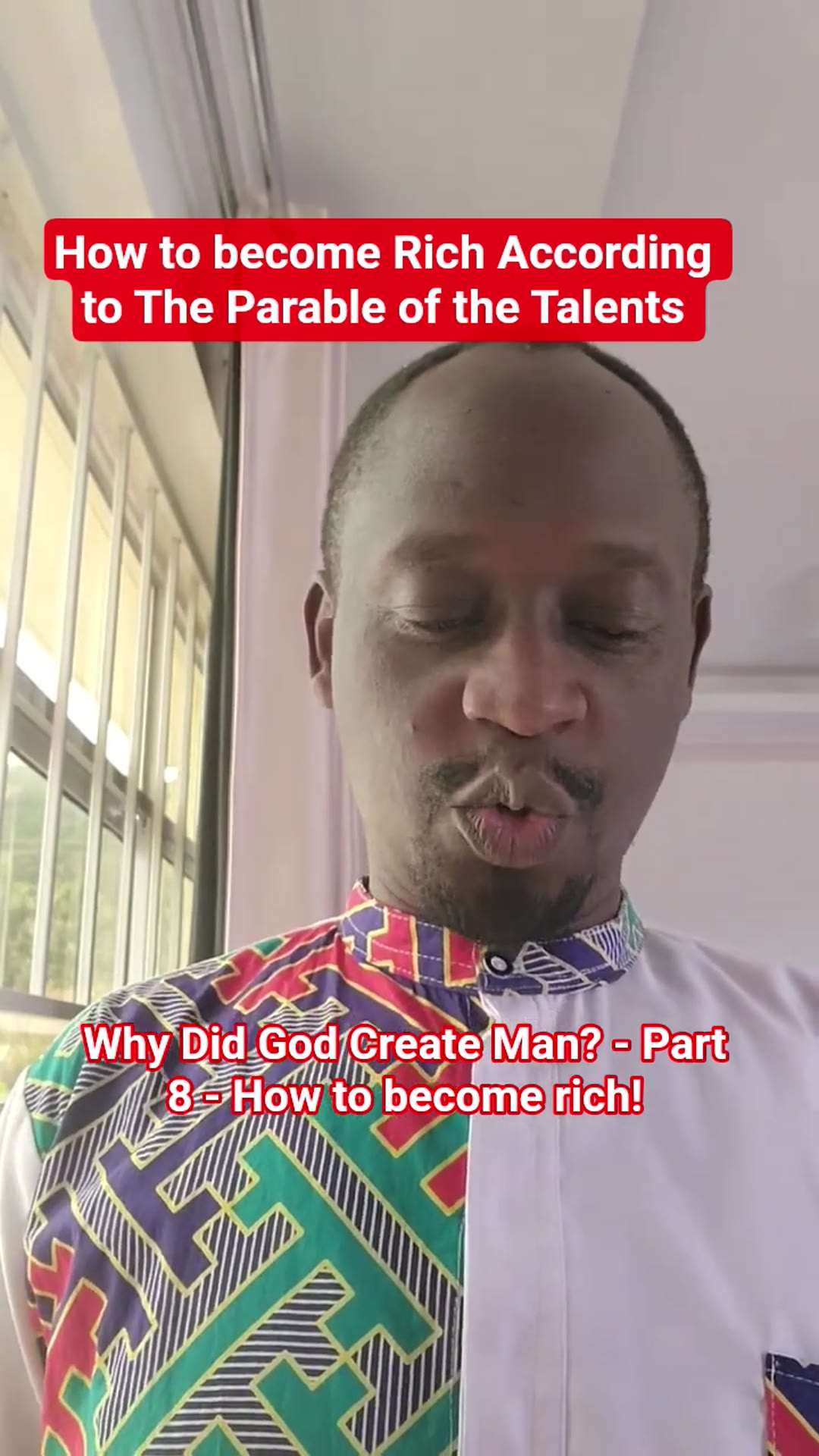 'Video thumbnail for How to become Rich according to the parable of the talents'