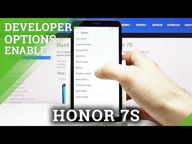 Video thumbnail for How to Activate Developer Options in HONOR 7S – Unlock Developer Mode