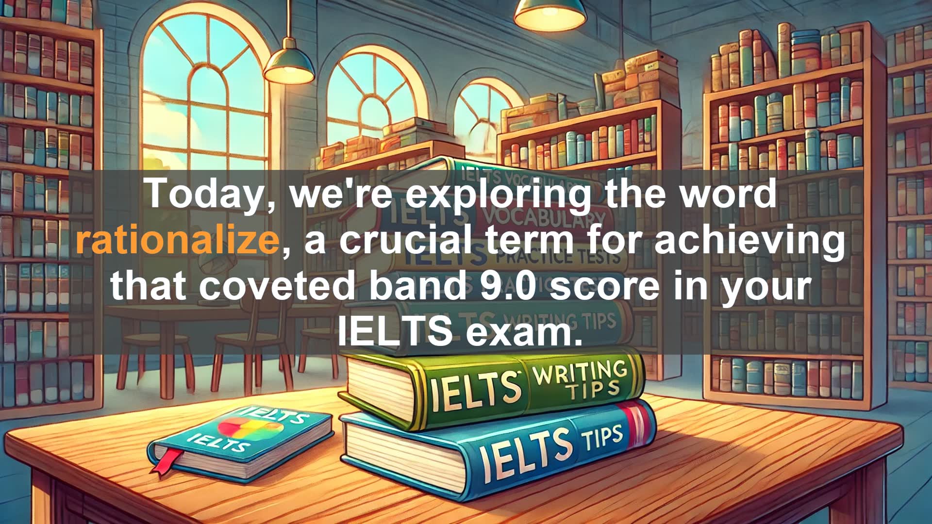 'Video thumbnail for 2000 Must Know IELTS 9.0 Vocabulary - Mastering 'Rationalize' for IELTS Band 9.0'