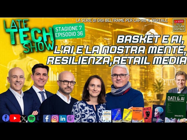 Video thumbnail for Basket e AI, l'AI e la nostra mente, resilienza e REtail media - S07e36