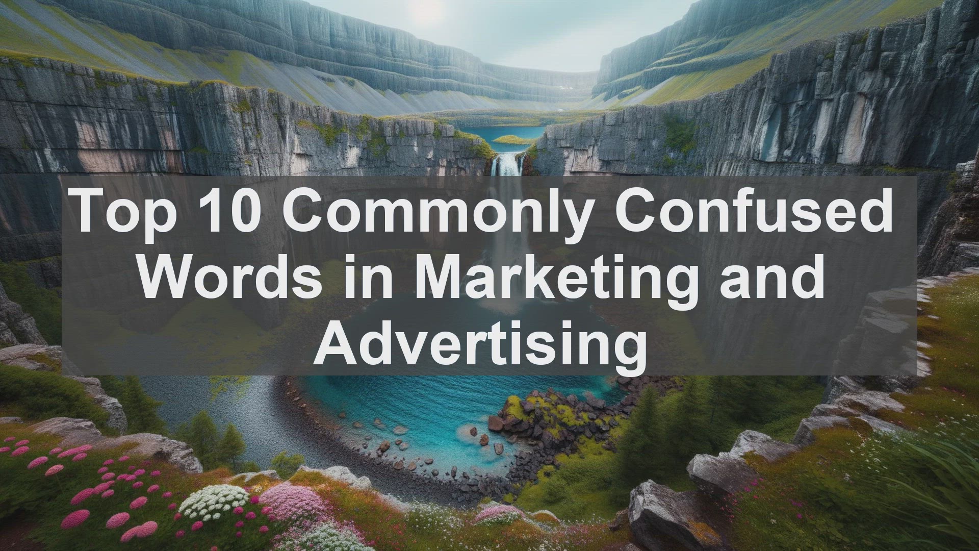 'Video thumbnail for Top 10 Commonly Confused Words in Marketing and Advertising'