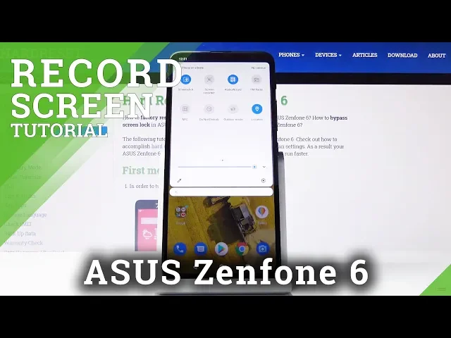 Video thumbnail for How to Record Screen in ASUS Zenfone 6 – Use Screen Recorder