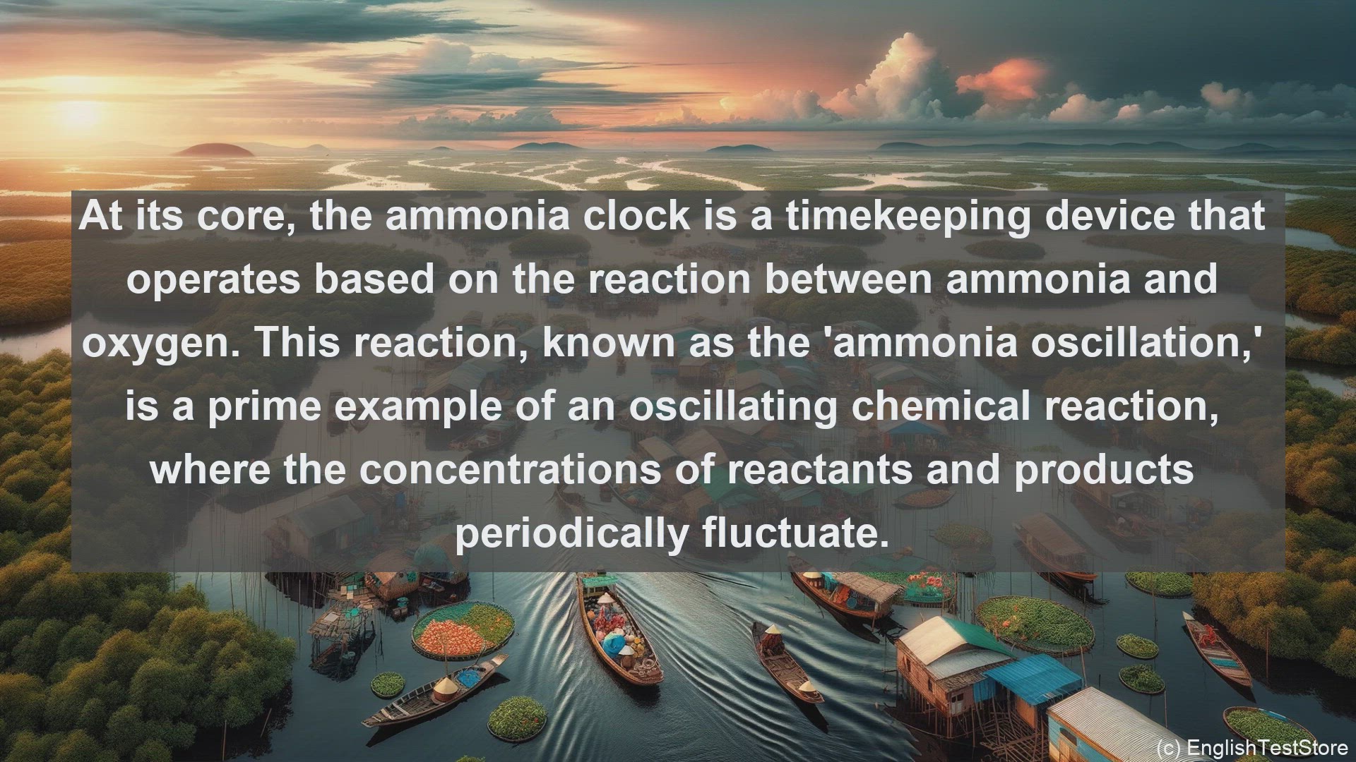 'Video thumbnail for Ammonia clock in science  definition and examples'