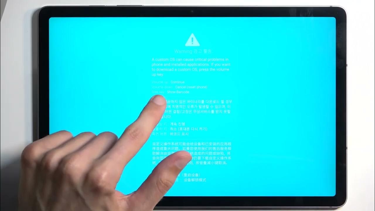 Video thumbnail for How to Activate Download Mode on SAMSUNG Galaxy Tab S9 FE