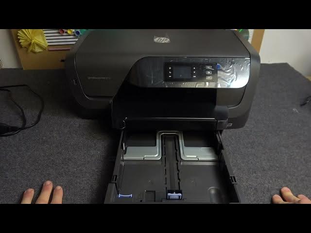 Video thumbnail for How To Install Different Different Types Of Paper To HP OfficeJet Pro 8210