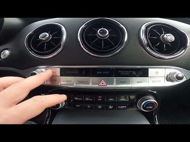 Video thumbnail for How to Manage Radio Presets in Kia Stinger ( 2017 – now )