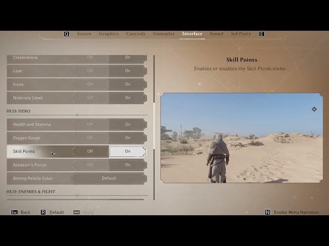 Video thumbnail for How to Adjust the Screen Interface in Assassin's Creed Mirage?