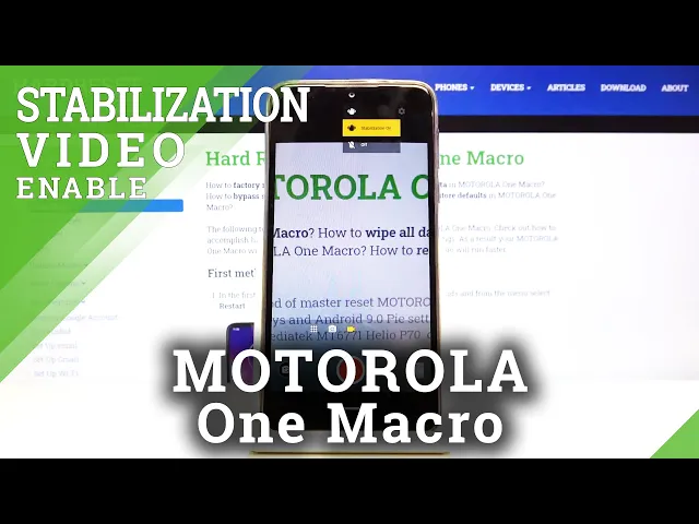 Video thumbnail for How to Enable Stabilization Feature in Motorola One Macro - Activate Image Stabilization