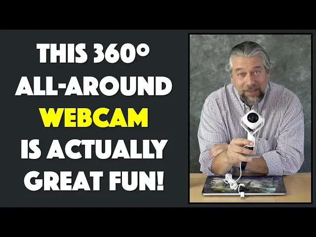 Video thumbnail for J5create 360-Degree All Around Webcam - JVCU360 - DEMO & REVIEW