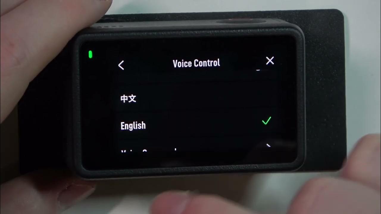 Video thumbnail for How To Change Voice Control Language On DJI Osmo Action 4
