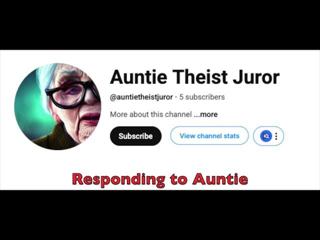 Video thumbnail for My reply to Auntie 24 09 2025