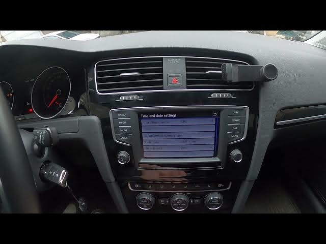 Video thumbnail for How to Change Clock Time Source in Volkswagen Golf VII ( 2012 - 2020 )