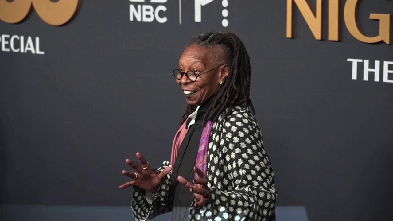Video thumbnail for Whoopi Goldberg stranded in Sicily after Mount Etna erupts.
