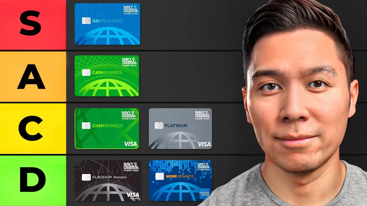 Video thumbnail for naam wynn: navy federal credit card tier list: 2026 rankings for cash back, travel rewards, and building credit
