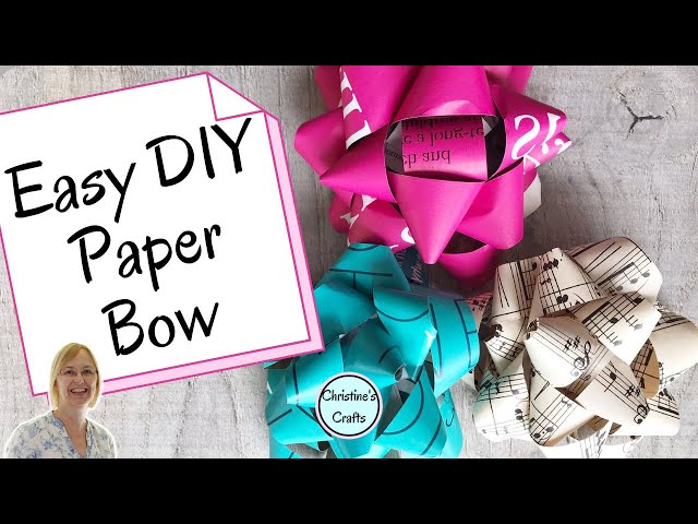 Video thumbnail for Easy DIY Bows from Old Magazines (great upcycling project)