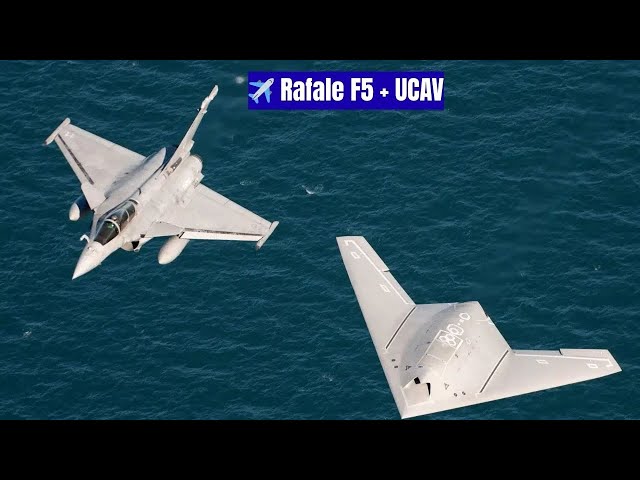 Video thumbnail for Rafale F5, its UCAV drone, and the Rafale Marine—French DGA Feature Translated