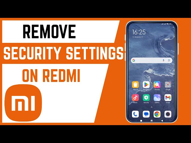 Video thumbnail for How To Remove Security Lock On Redmi Smartphone