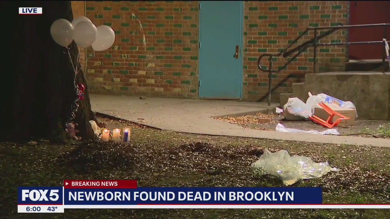 Video thumbnail for Baby found dead in bag behind Brooklyn home