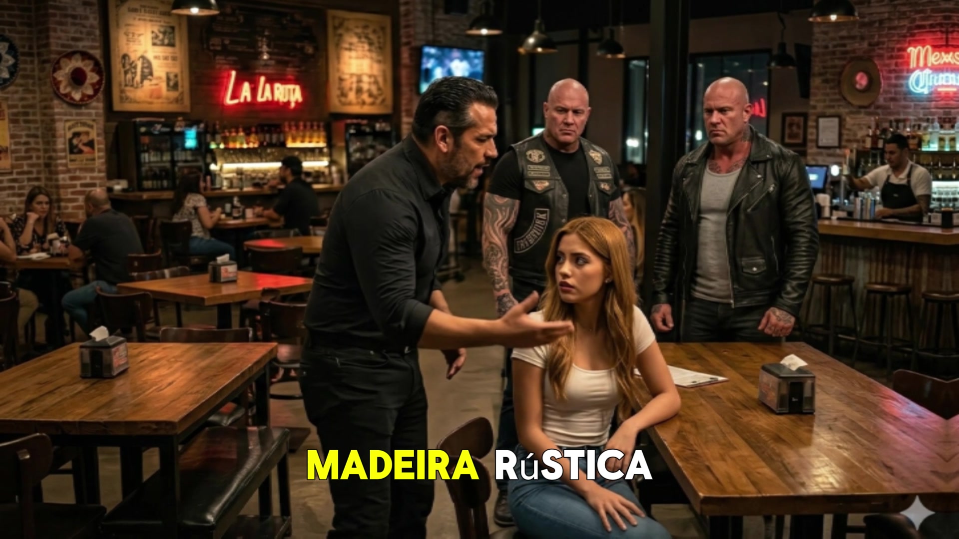 Video thumbnail for Ele fingiu ser o pai dela para levá-la à força do bar, mas cometeu um erro fatal: não olhou quem estava na mesa de trás...