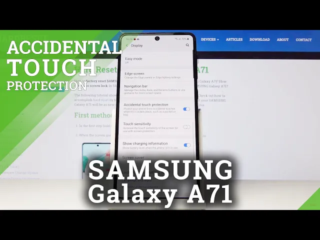 Video thumbnail for How to Activate Accidental Touch Protection in Samsung Galaxy A71