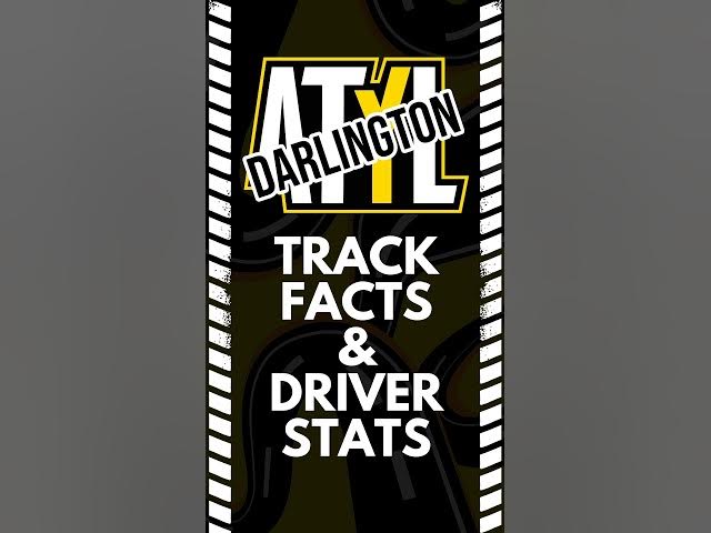 Video thumbnail for Darlington: Goodyear 400 Facts, Stats and Predictions