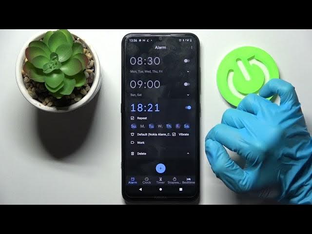 Video thumbnail for How to Set Up Alarm Clock on Nokia 1.4 – Use Device Alarm