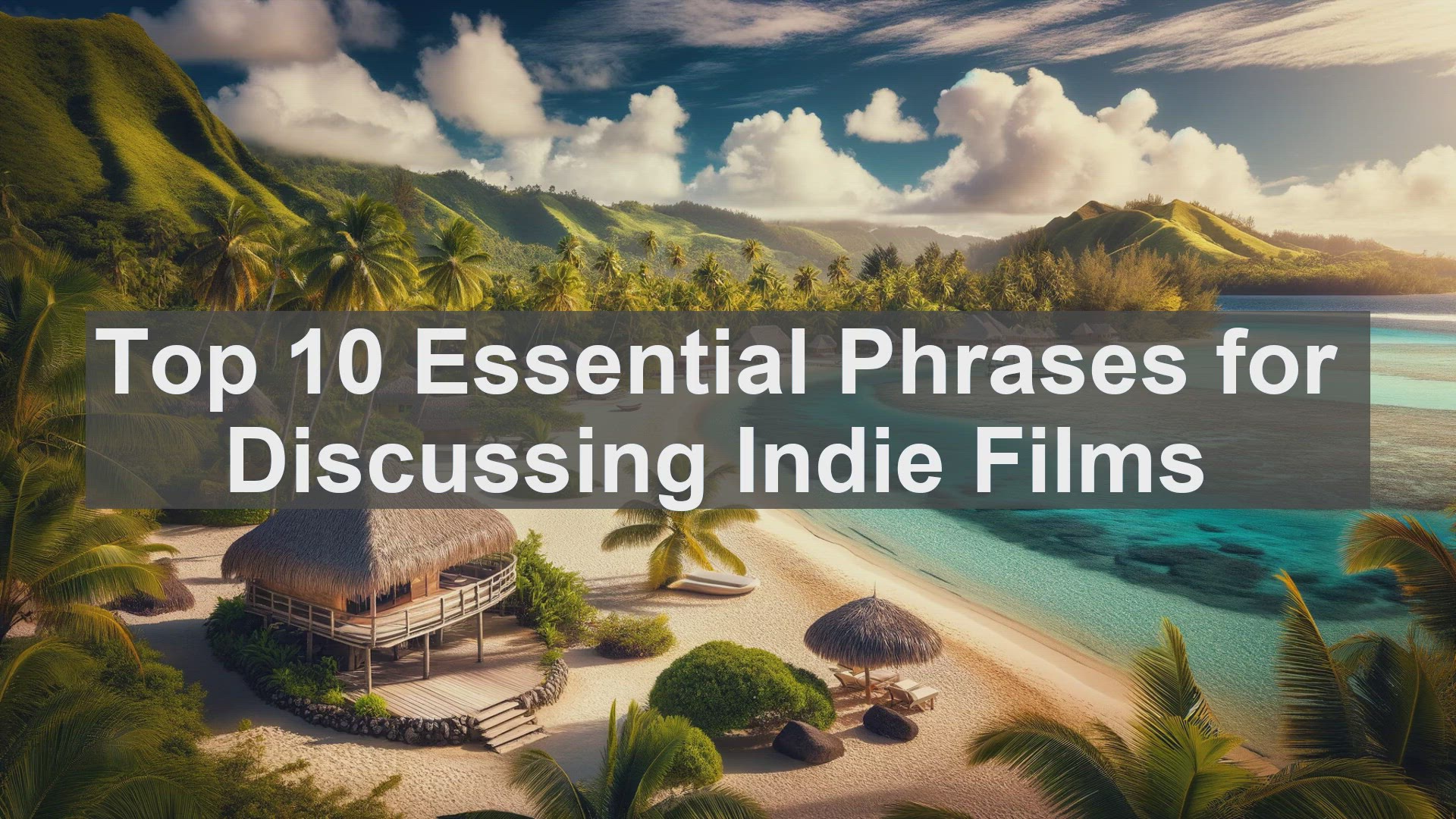 'Video thumbnail for Top 10 Essential Phrases for Discussing Indie Films'