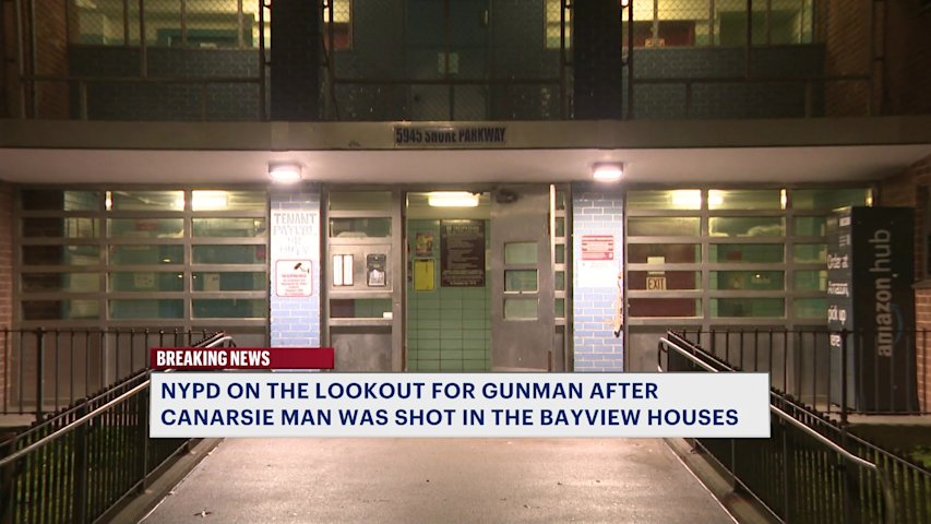 Video thumbnail for Man shot inside Bay View Houses apartment building in Canarsie; gunman still on the run