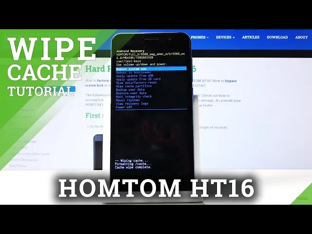 Video thumbnail for How to Wipe Cache on Homtom Ht16 – Make Your Phone Work Faster