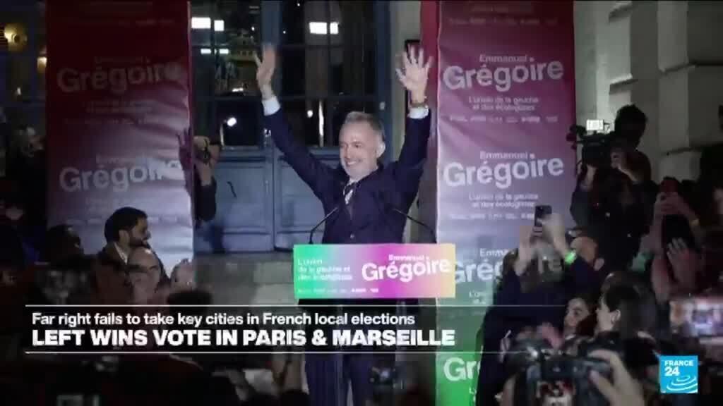 Video thumbnail for Paris a 'left-wing outlier' in local elections: 'Unprecedented' 60% of Parisians voted for left