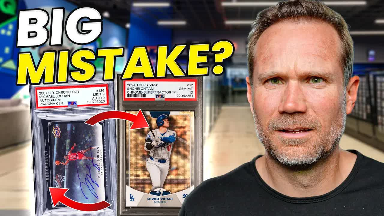 Video thumbnail for Sports Card Investor: trading $450,000+ in sports cards: featuring ohtani, mahomes, and more!