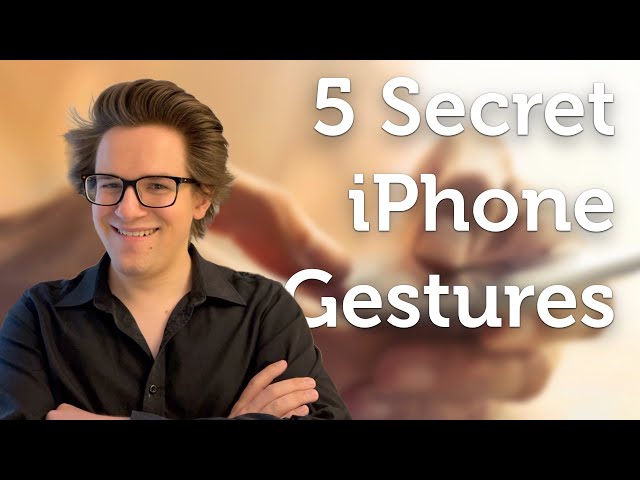 Video thumbnail for 5 MORE Hidden iPhone Gestures