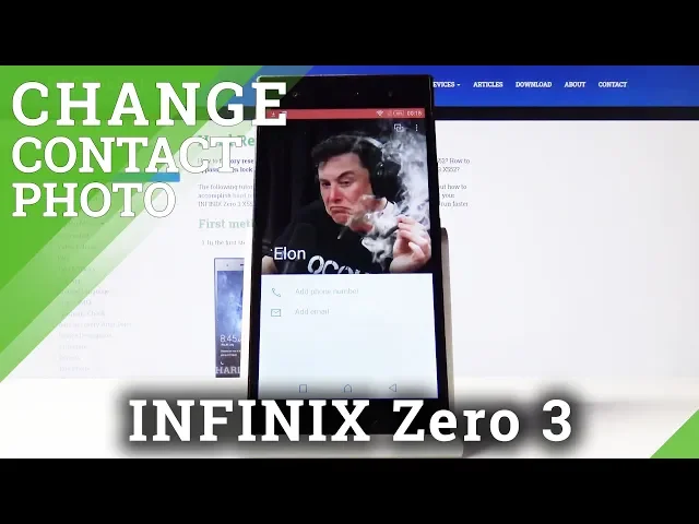 Video thumbnail for How to Add Photo to Contact in INFINIX Zero 3 – Personalize Contact Profile