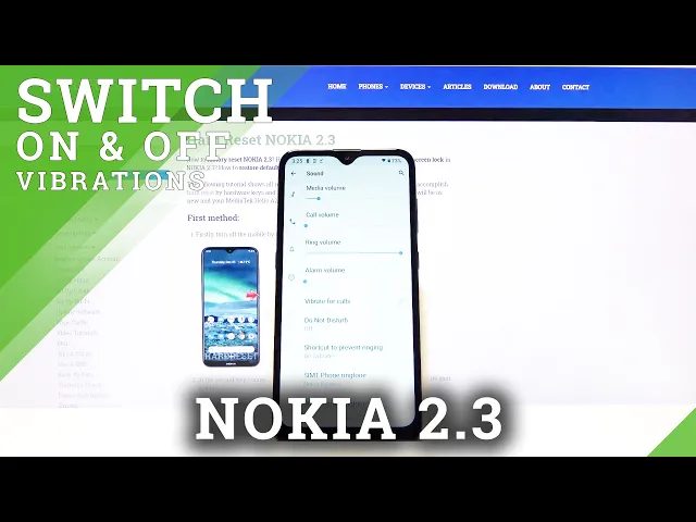 Video thumbnail for How to Turn On / Off Vibrations on Nokia 2.3 - Vibration Settings