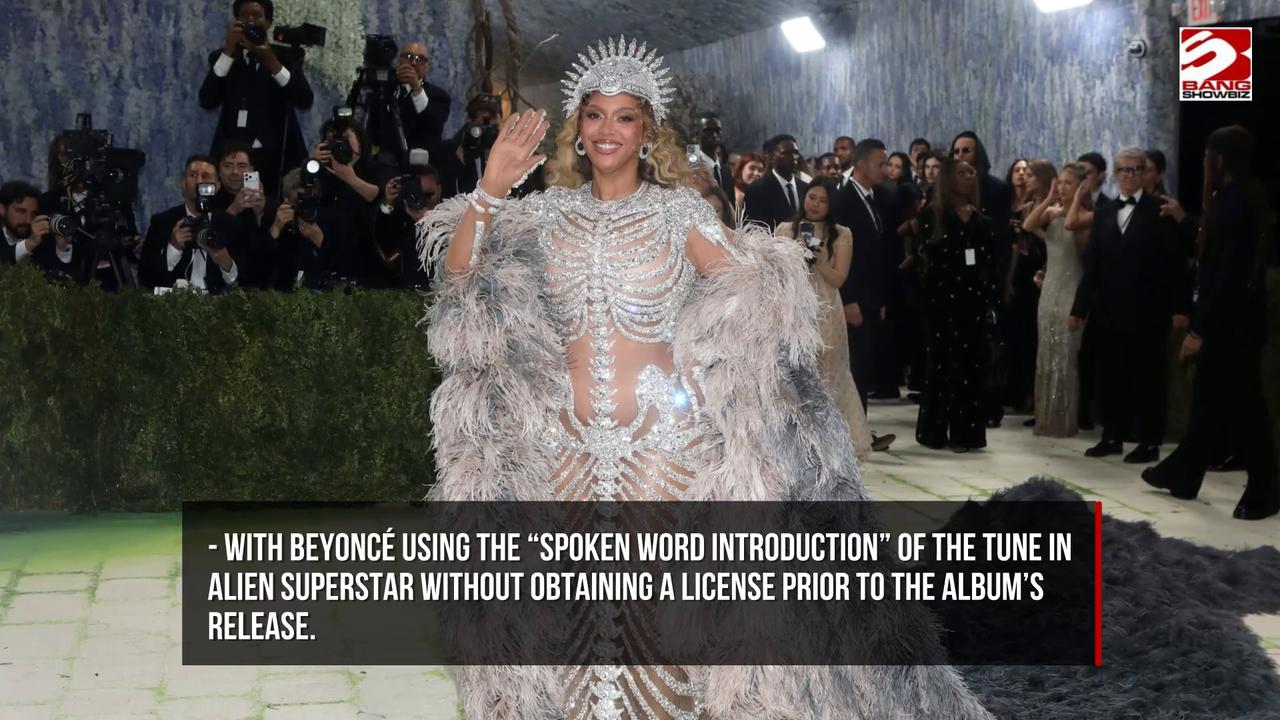 Video thumbnail for Beyoncé reportedly sued for copyright infringement over Alien Superstar