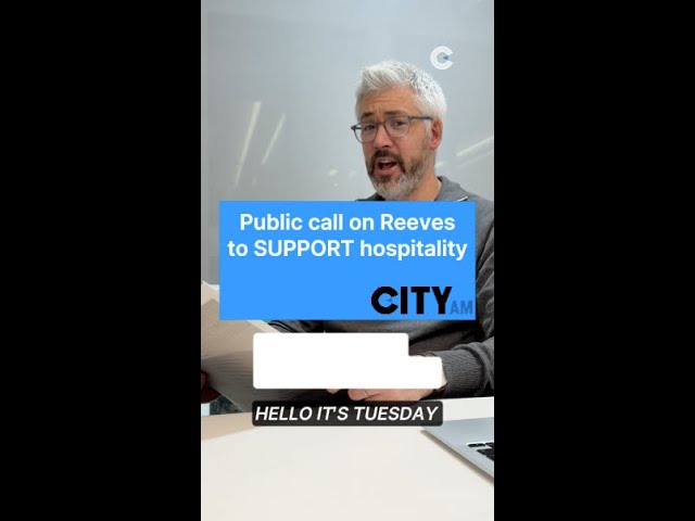 Video thumbnail for The public is calling for a hospitality lifeline. 🏨