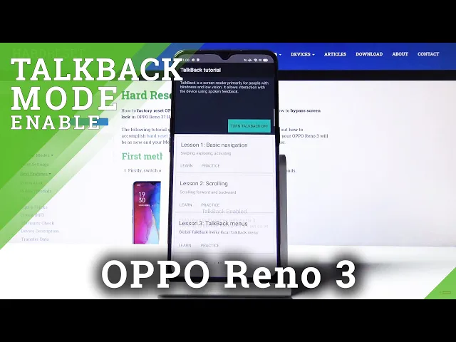 Video thumbnail for How to Activate / Deactivate TALKBACK in OPPO Reno 3 – Voice Assistant