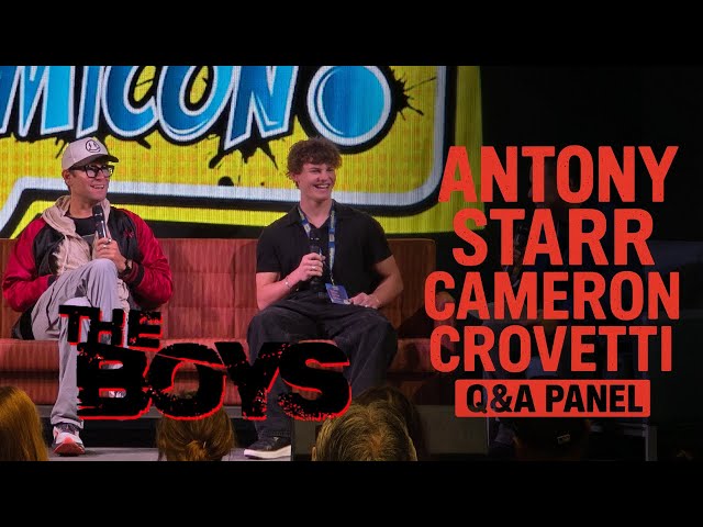 Video thumbnail for Can Ryan Beat Homelander? The Boys Stars Cameron Crovetti Antony Starr Answer Everything