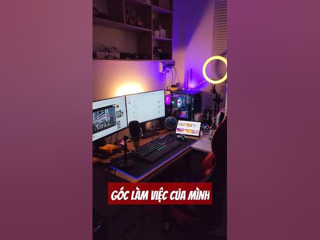 Video thumbnail for Góc làm việc của tôi đây ae 😁🤗