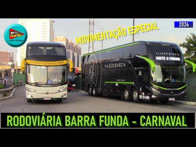 Video thumbnail for MOVIMENTAÇÃO DE ÔNIBUS RODOVIÁRIA BARRA FUNDA