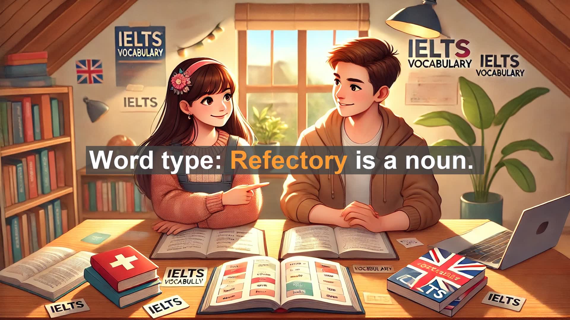 'Video thumbnail for 2000 Must Know IELTS 9.0 Vocabulary - Refectory: Boost Your IELTS Score with This Sophisticated Term'