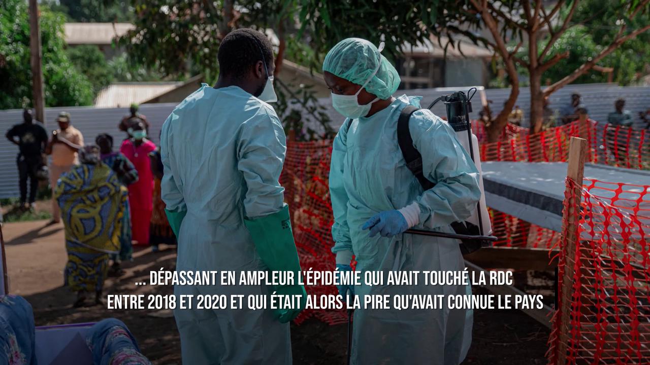 Video thumbnail for Le nombre de cas d'Ebola en RDC a dépassé la barre des 5.000.